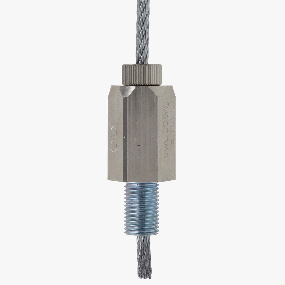 Bottom Exit Hex Cable Gripper for 3/16in Diameter Wire - Polished Nickel Questions & Answers