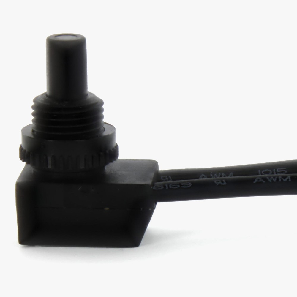 3/8in Shank Push Button On/Off Switch - Black Questions & Answers