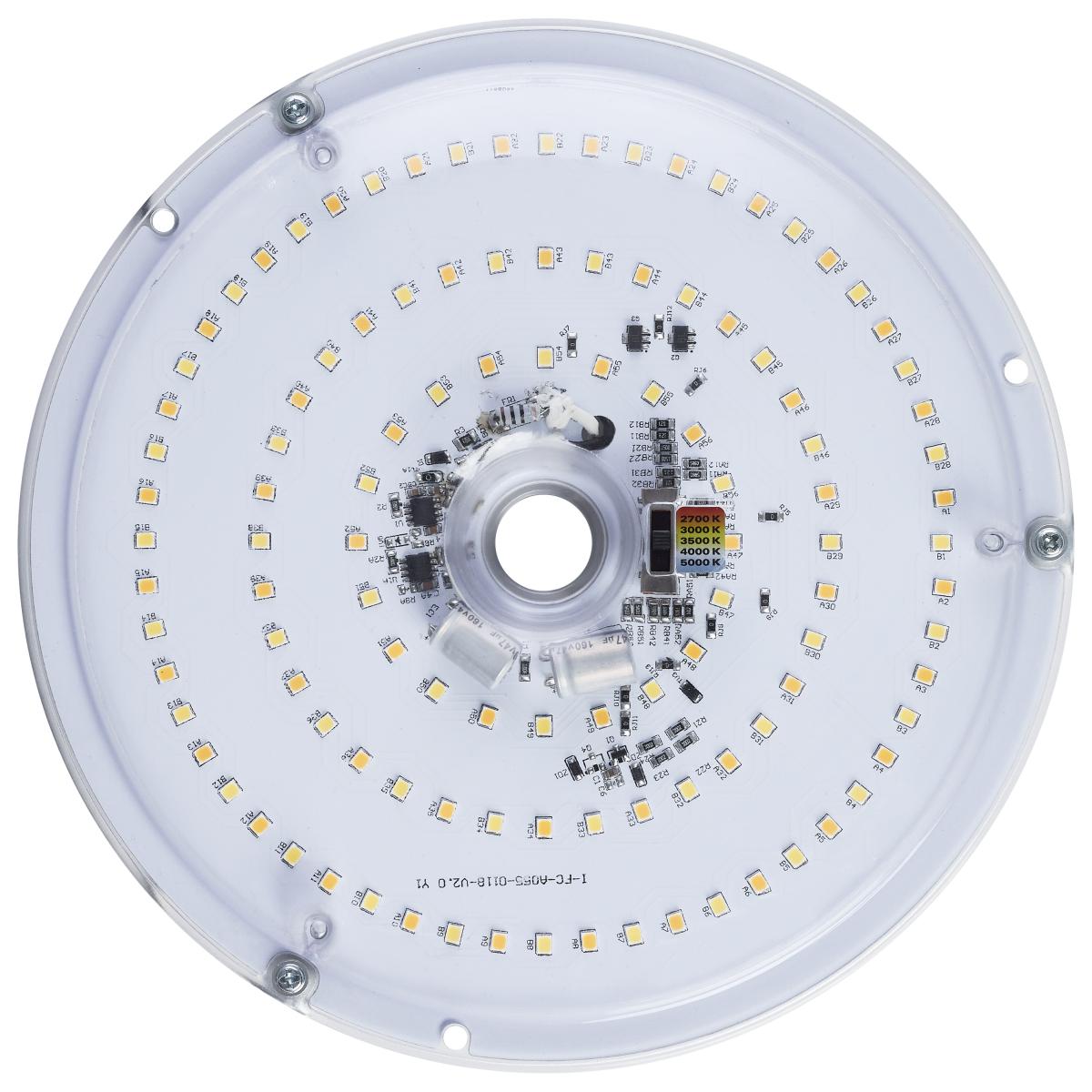 21 Watt LED Light Engine; 27K/30K/35K/40K/50K CCT Selectable; Clear; 120 Volt Questions & Answers