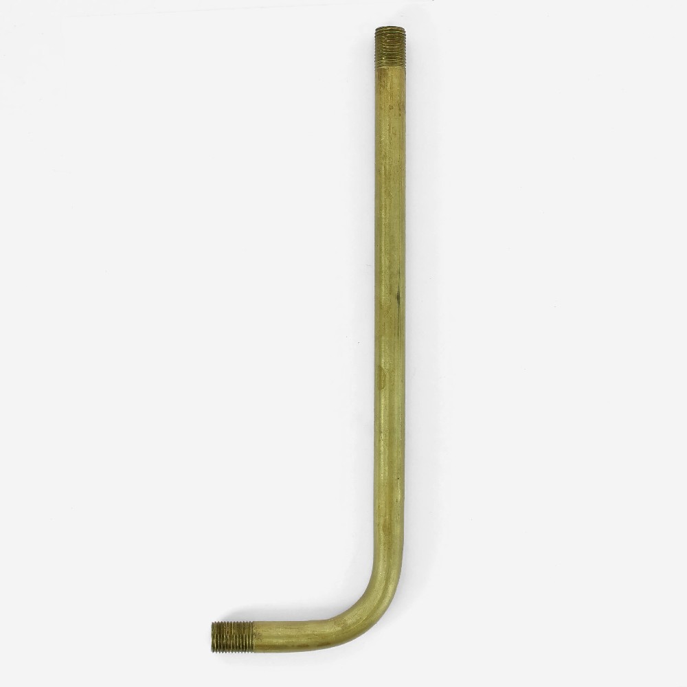 1/8ips Male Thread 7-1/4in Long 90 Degree Bent Arm - Unfinished Brass Questions & Answers