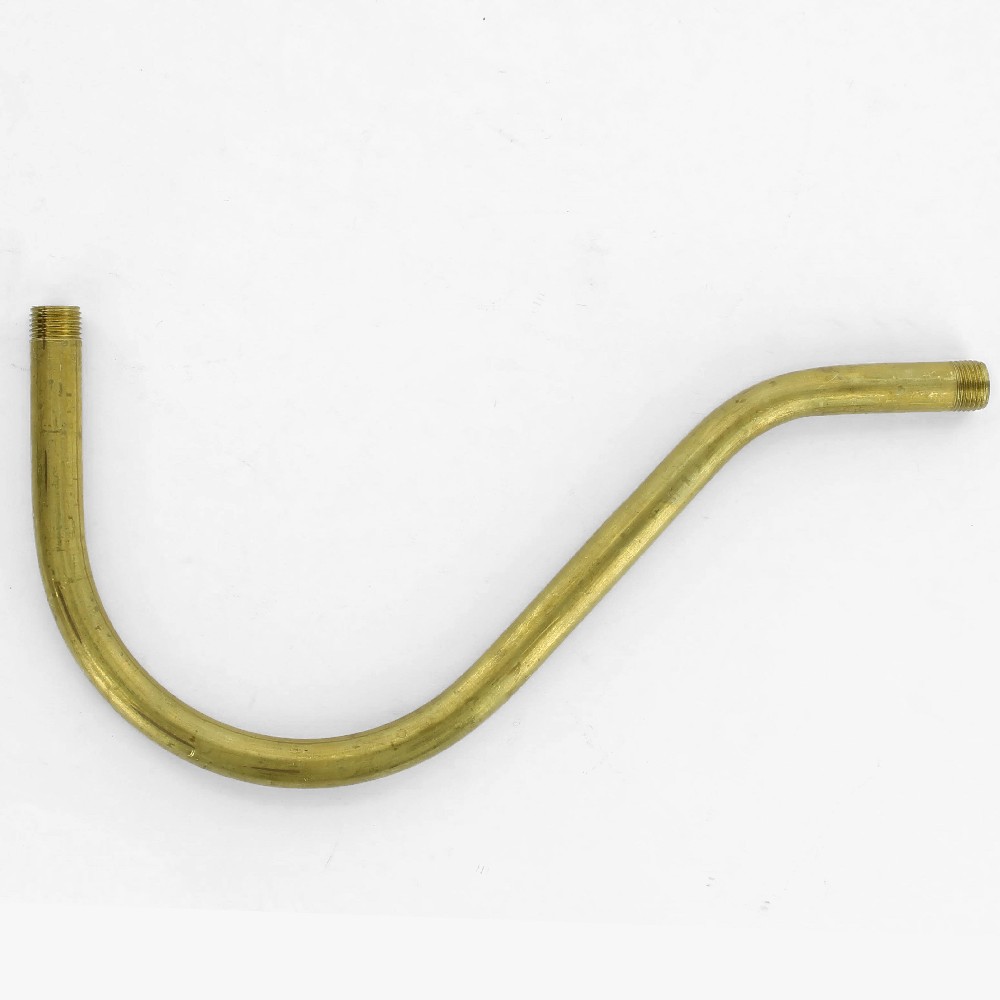 1/8ips Male Threaded 7in Long Pin-Up Bent Arm - Unfinished Brass Questions & Answers