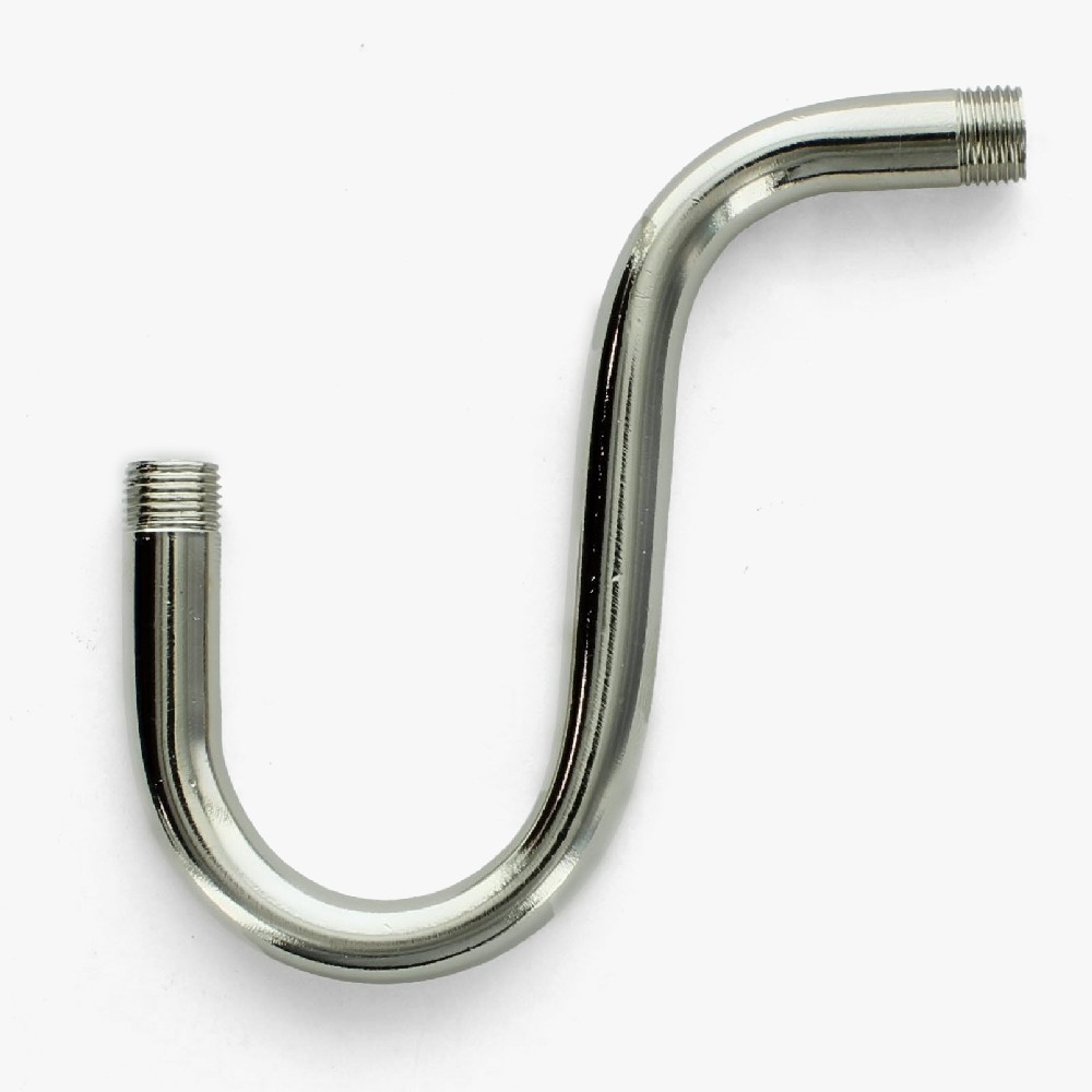 1/8ips Male Threaded 3-1/2in Long Deep Drop Pin-Up Bent Arm - Polished Nickel Questions & Answers