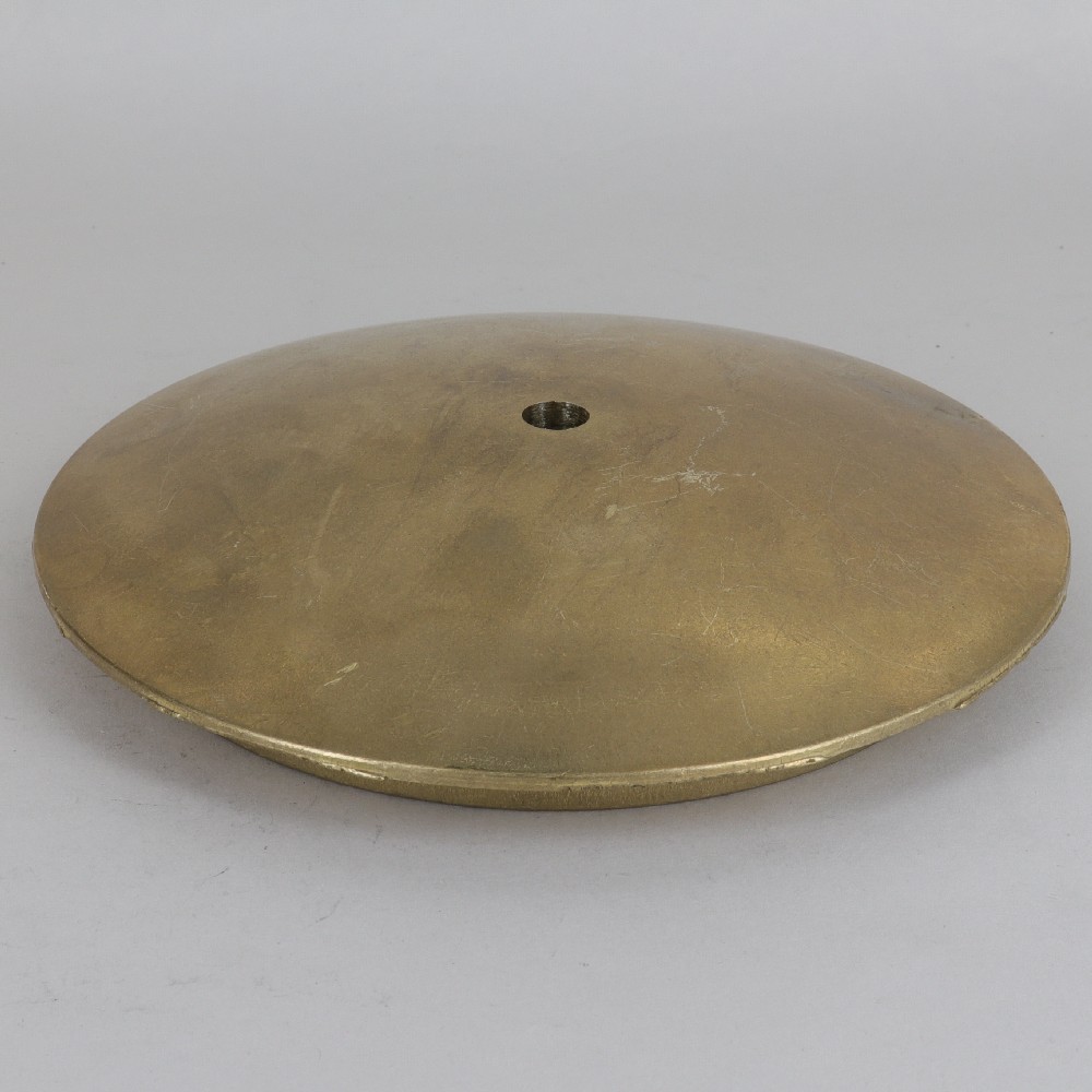 6-1/4in Screw Less Face Mount Cast Brass Round Canopy/Backplate - Unfinished Brass Questions & Answers