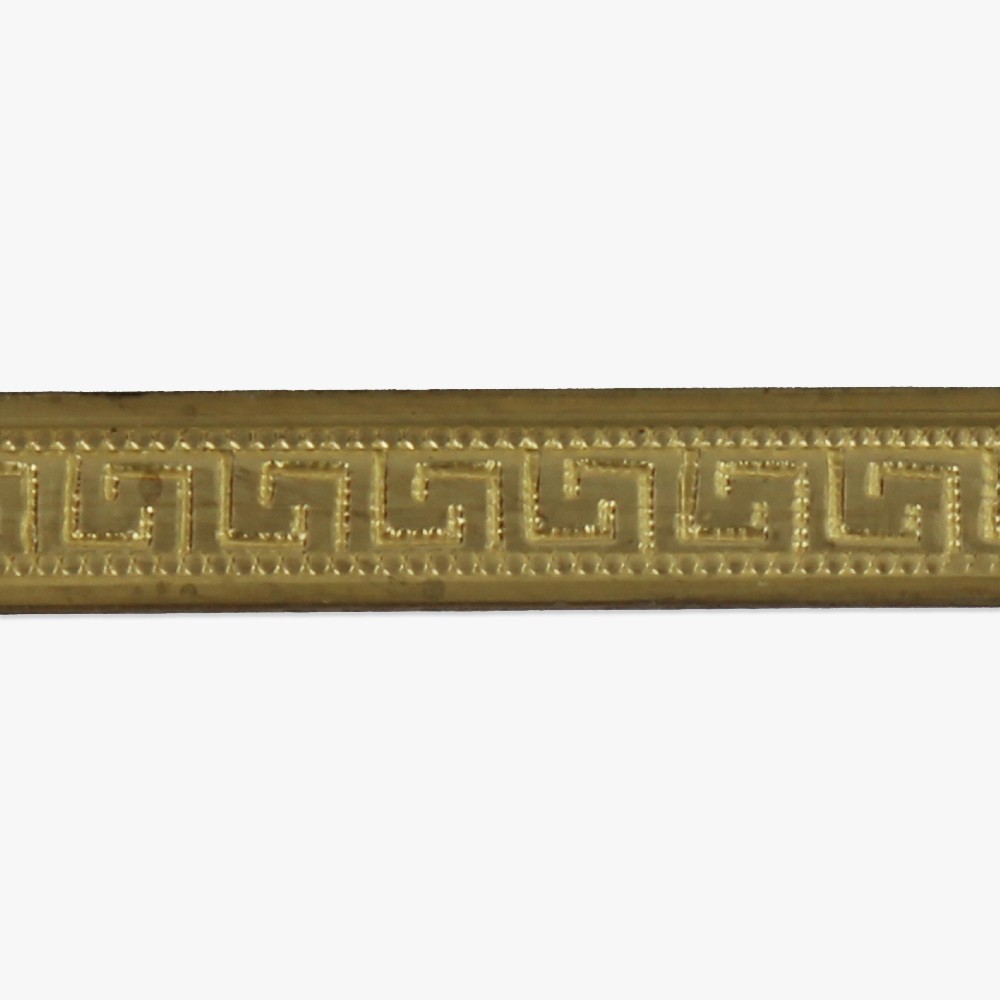 1/4in Brass Greek Key Solid Banding - Sold in 10Ft Lengths Questions & Answers