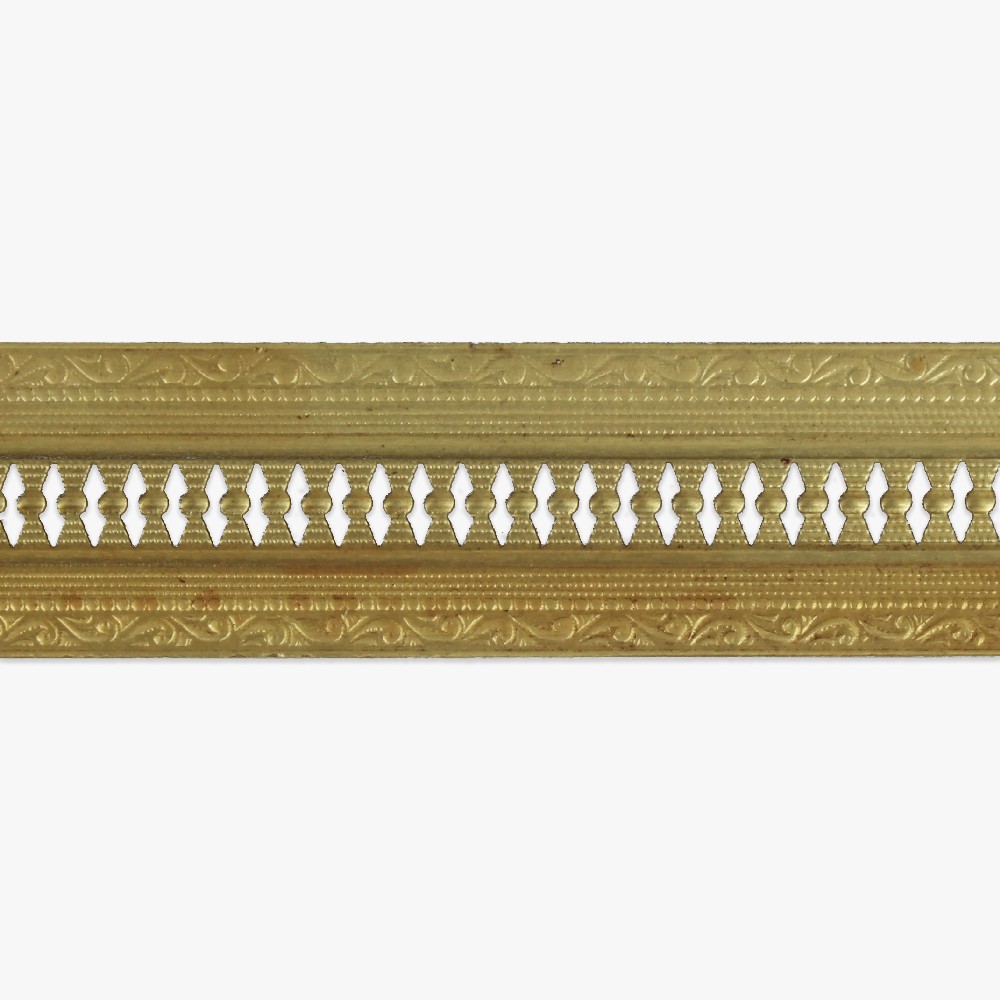 3/4in Bowtie Perforated Borders Banding Brass - Sold In 10ft Lengths Questions & Answers