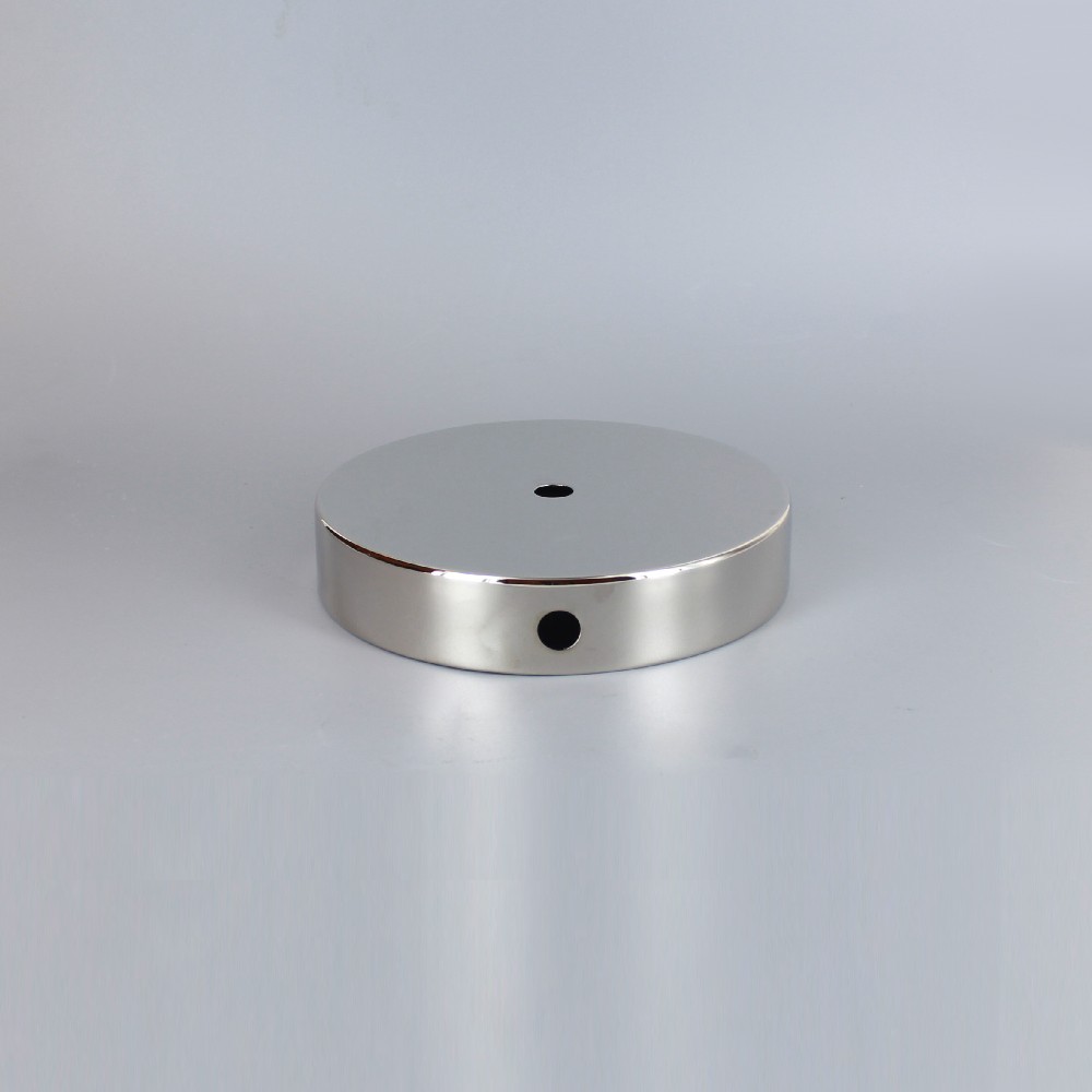 1/8ips Center Hole - 5in Flat Base with Wire Way - Polished Nickel Questions & Answers