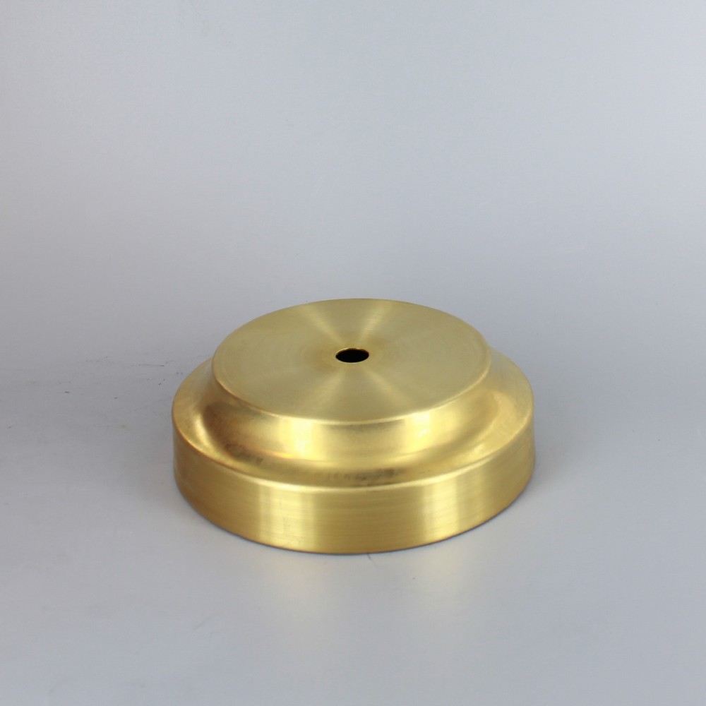 3-1/2in Seat Spun Brass Cove Base - Unfinished Brass Questions & Answers