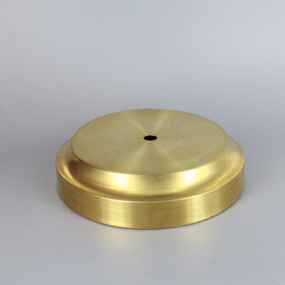 5in Seat Spun Brass Cove Base - Unfinished Brass Questions & Answers