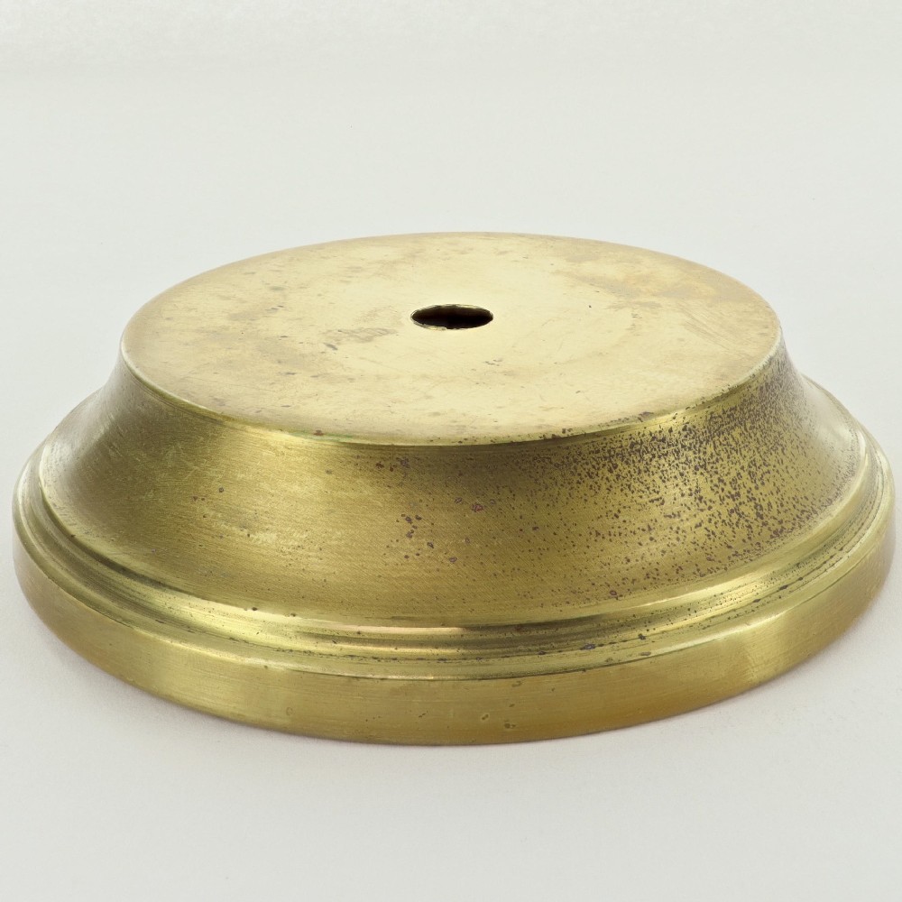 3-3/16in. Seat Spun Brass Cove Base - Unfinished Brass Questions & Answers