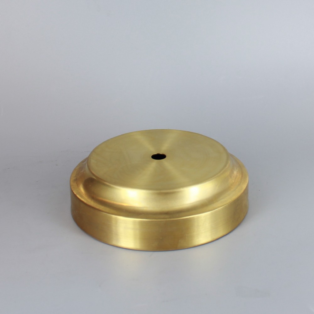 4in. Seat Spun Brass Cove Base - Unfinished Brass Questions & Answers