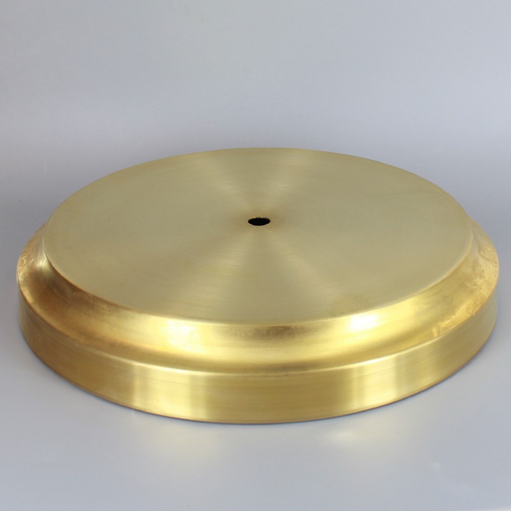 8in Seat Spun Brass Cove Base - Unfinished Brass Questions & Answers