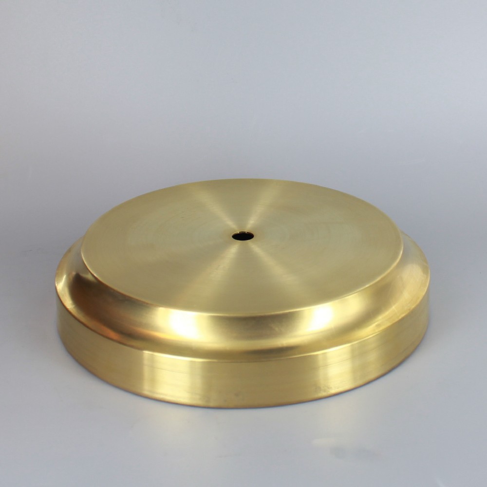 6in Seat Spun Brass Cove Base - Unfinished Brass Questions & Answers