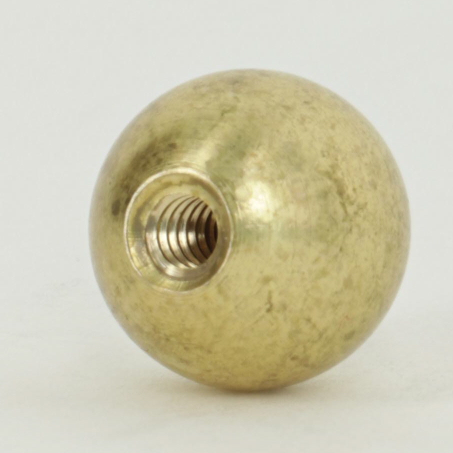 1/2in. Diameter Ball - 6/32 Threaded Brass Ball - Unfinished Brass Questions & Answers