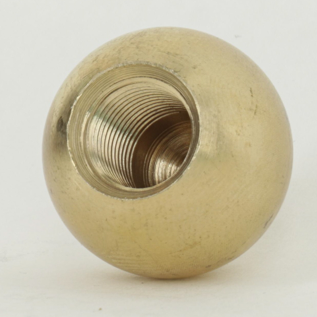 7/8in Diameter - 1/8ips Threaded Brass Ball - Unfinished Brass Questions & Answers