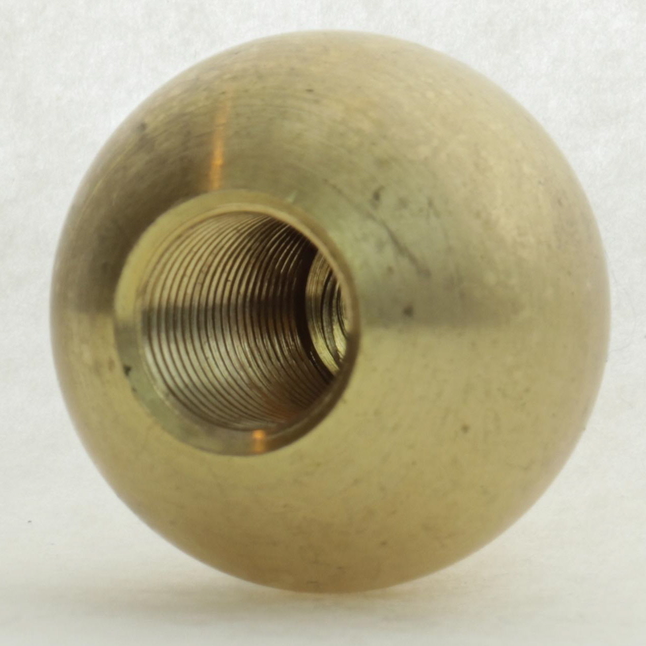 1in. Diameter 1/8ips Threaded Brass Ball - Unfinished Brass Questions & Answers