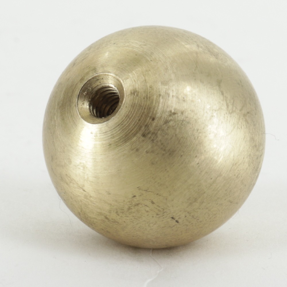 1in. Diameter - 8/32 UNC Threaded Solid Brass Ball - Unfinished Brass Questions & Answers