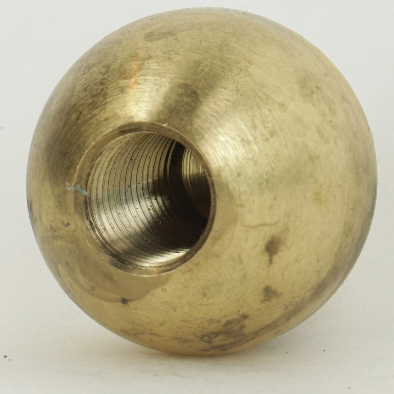 1-1/4in. Diameter Ball - 1/4ips Tapped Blind Hole - Unfinished Brass Questions & Answers