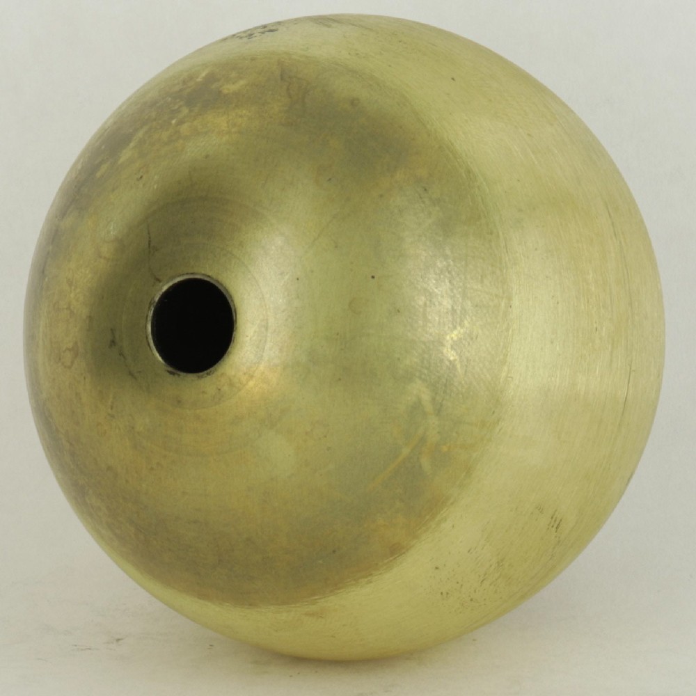 2-1/2in. Soldered Brass Ball with 1/8 Slip Through Center Hole - Unfinished Brass Questions & Answers