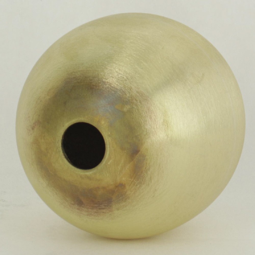 2in. Soldered Brass Ball with 1/8 Slip Through Center Hole - Unfinished Brass Questions & Answers