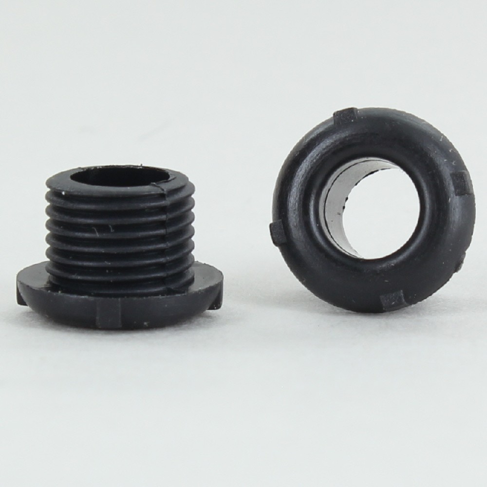 1/8ips. Male Threaded Plastic Bushing - Black Questions & Answers