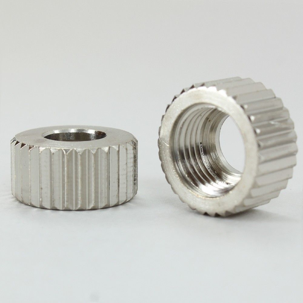 1/8ips. Female Threaded Knurled Brass Bushing - Polished Nickel Finish Questions & Answers