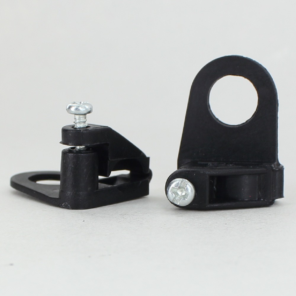 1/8ips Slip Through Plastic Wire Clamp Strain Relief - Black Questions & Answers