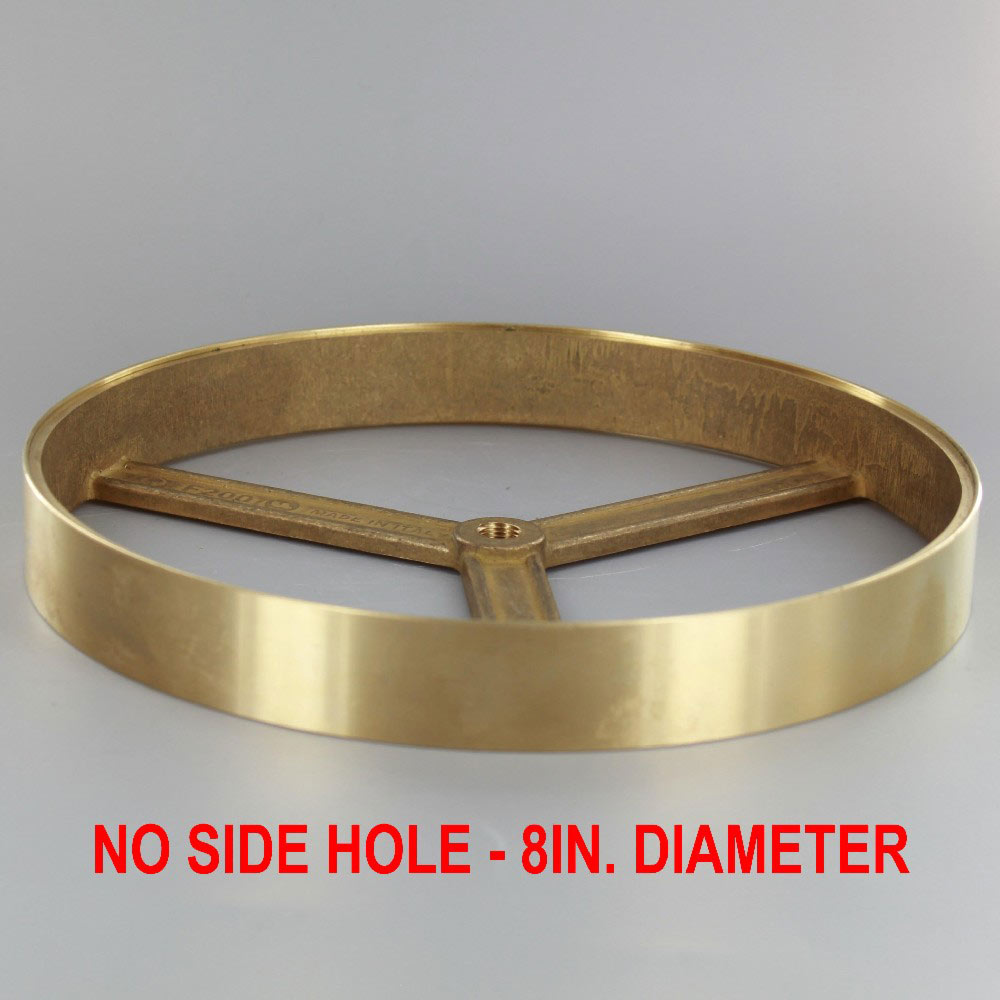 8in. (200mm) Diameter Blank No Side Hole Cast Brass Body Ring Questions & Answers