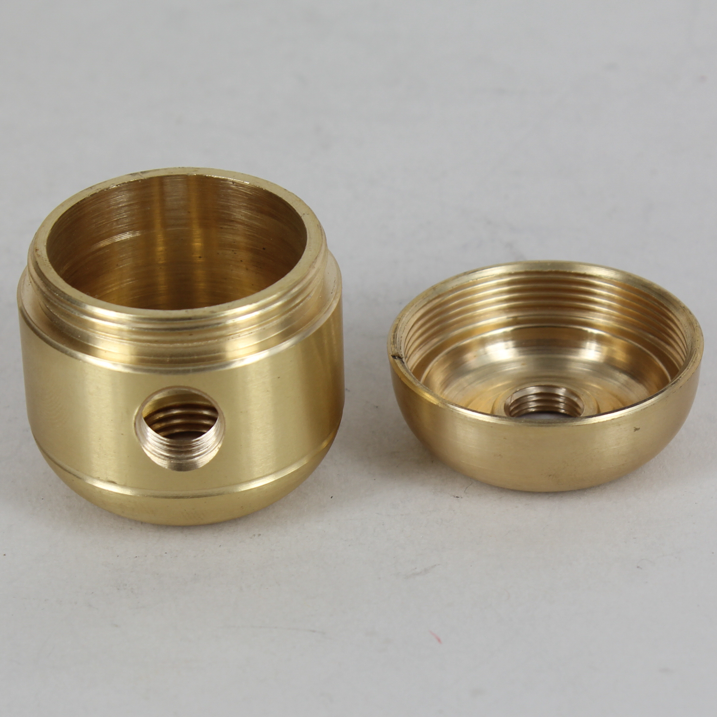 1 X 1/8ips. Side Hole - 1/4ips Bottom - Large Cluster Body - Unfinished Brass Questions & Answers