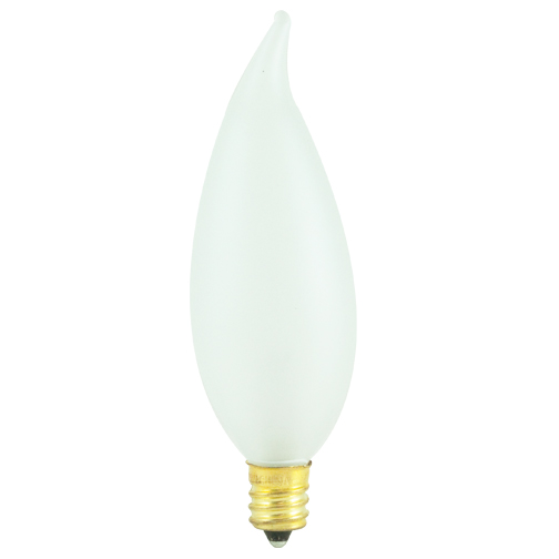 40W Frosted E-12 Base 32mm. Flame Tip Bulb Questions & Answers