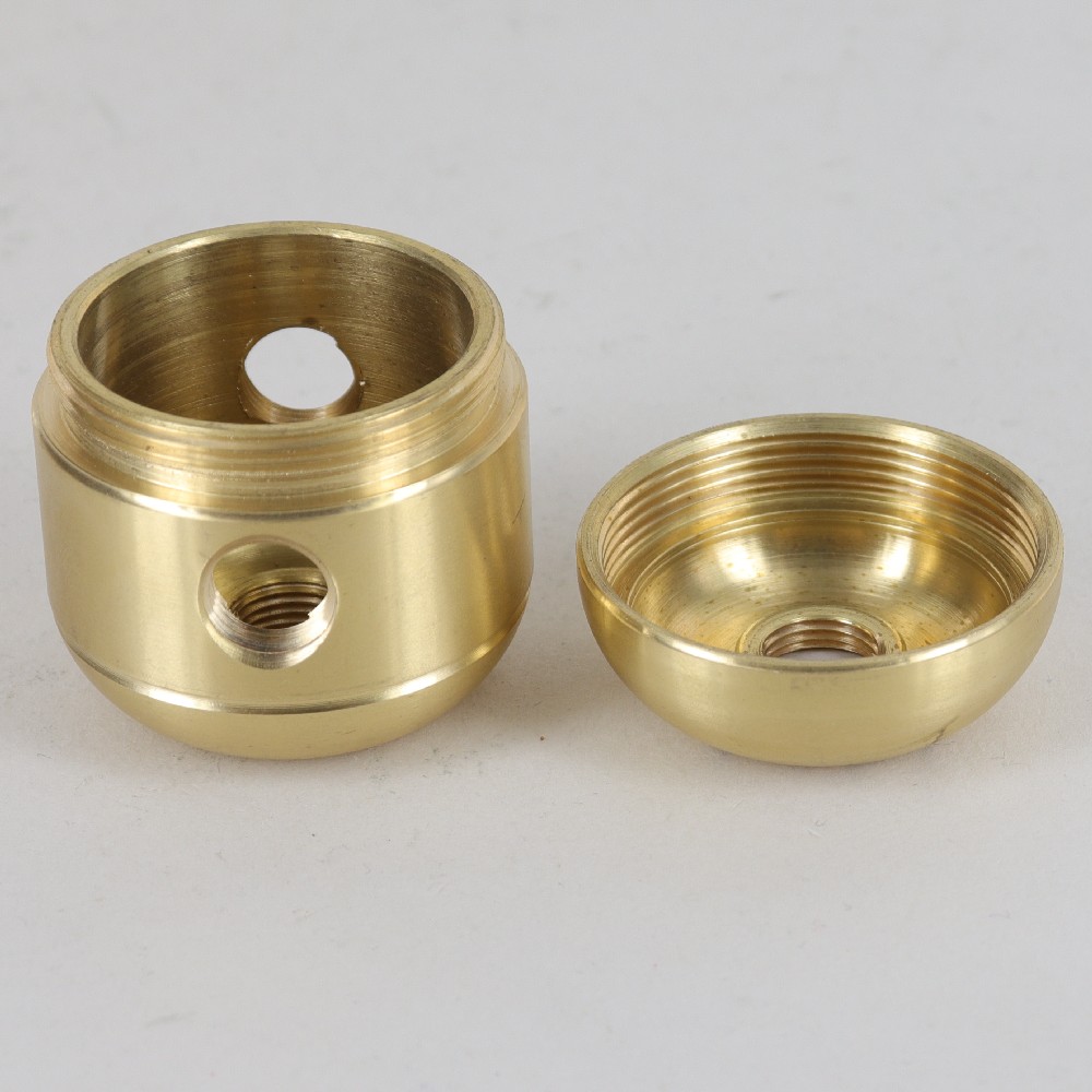 2 X 1/8ips. Side Holes - 1/8ips Bottom - Large Cluster Body - Unfinished Brass Questions & Answers