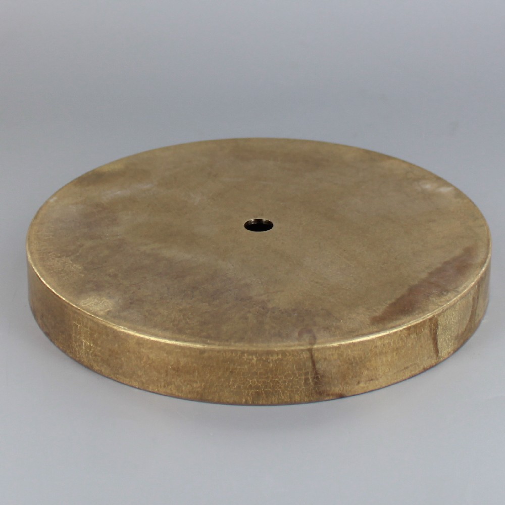 6-1/4in Diameter Round Cast Canopy/Base with 1/8ips Slip Center Hole Questions & Answers