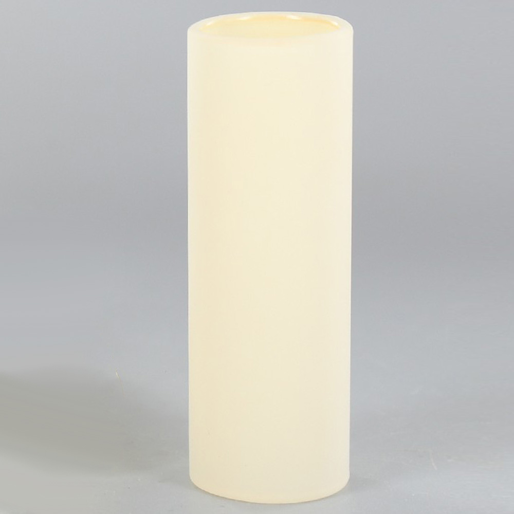 3in. Long Ivory Gloss - Glass E-12 Base Candle Socket Cover - Candelabra Questions & Answers