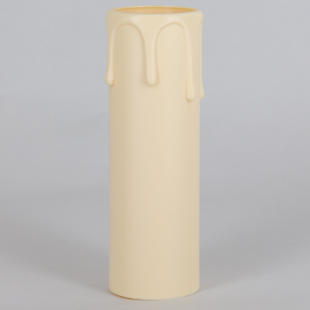 90mm Height X 29mm OD Hard Plastic Candle Cover with Drips - Ivory Questions & Answers