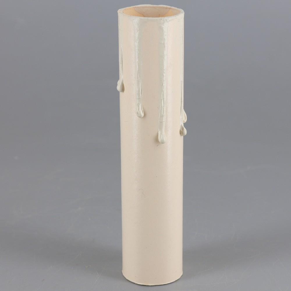 4in. Long Paper/Fiber E-12 Candelabra Base Candle Socket Cover - Ivory Drip Questions & Answers