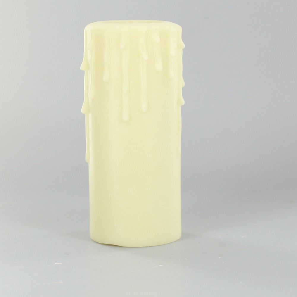 4in. Long Ivory Drip Resin E-26 Base Candle Socket Cover - Edison Questions & Answers