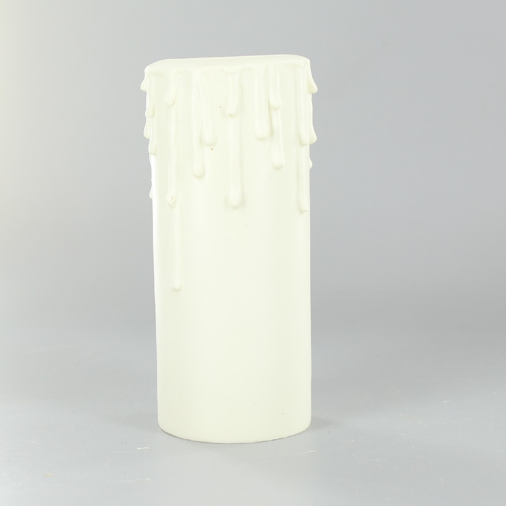 4in. Long Off White Drip Resin E-26 Base Candle Socket Cover - Edison Questions & Answers