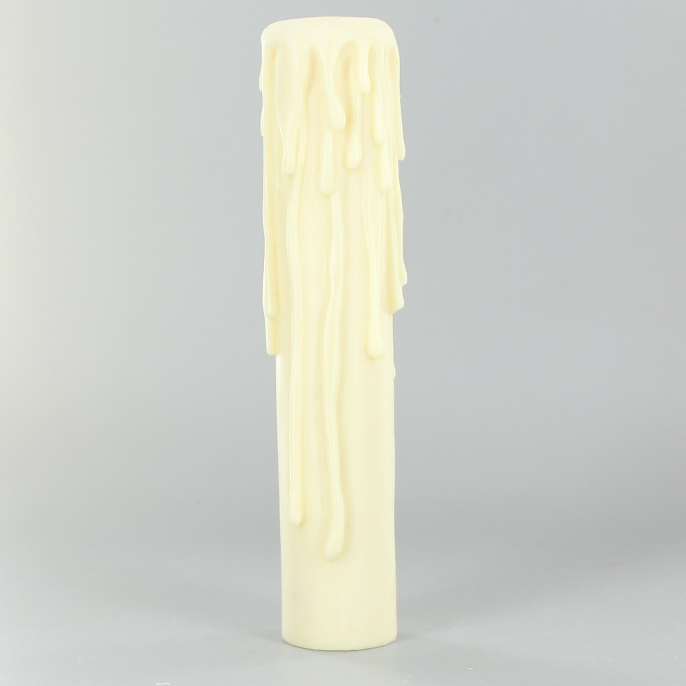 6in. Long Off White Drip Resin E-12 Base Candle Socket Cover - Candelabra Questions & Answers