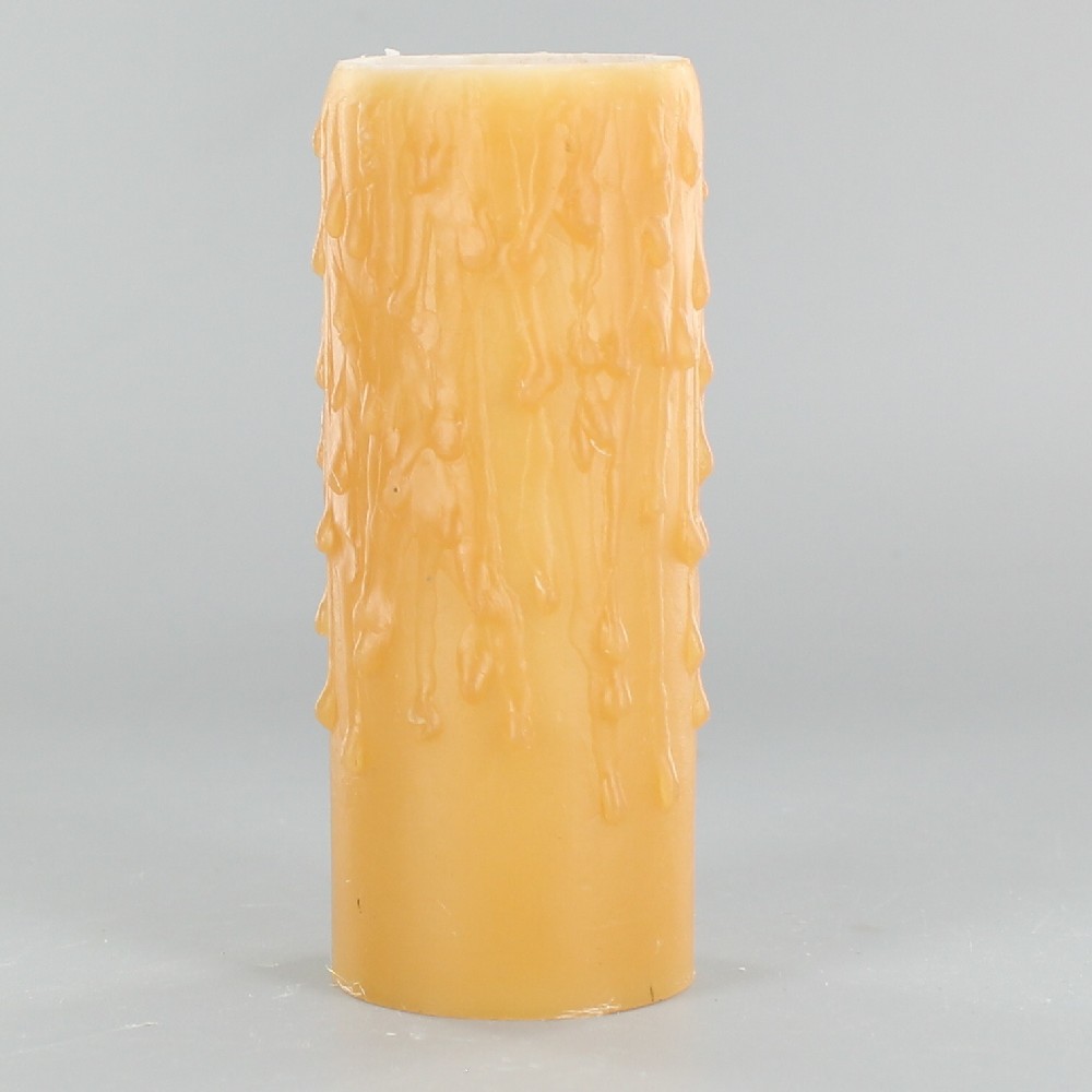 4in Beeswax E-26 Base Candle Socket Cover - Edison - Amber Drip Questions & Answers