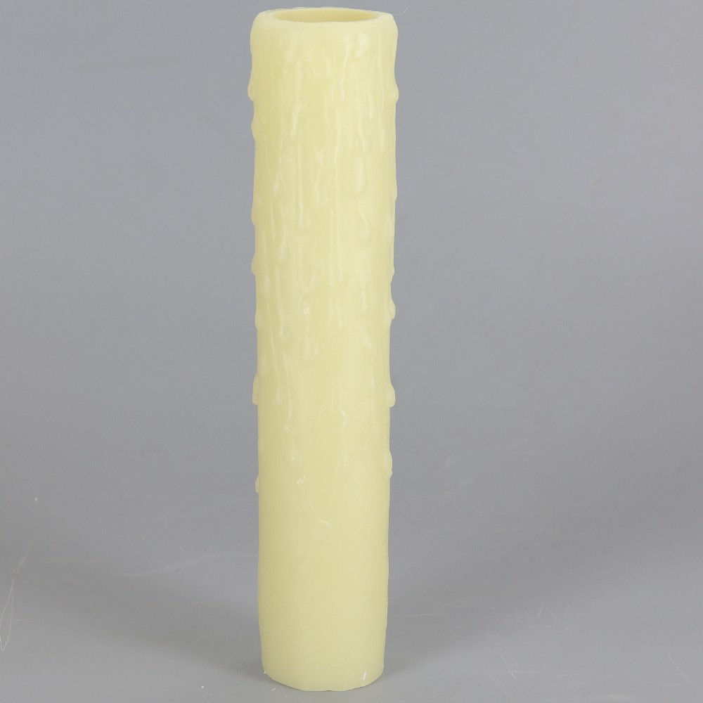 6in. Beeswax E-12 Base Candle Socket Cover - Candelabra - Ivory Drip Questions & Answers