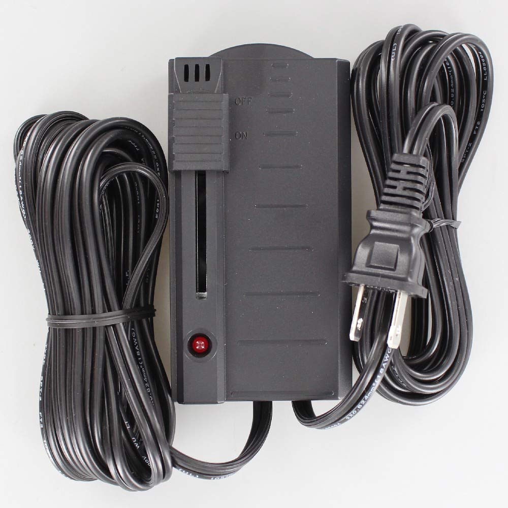 In-line Sliding Foot Dimmer With LCD Indicator, 10ft Output Cord, and 6ft Powercord - Black Questions & Answers