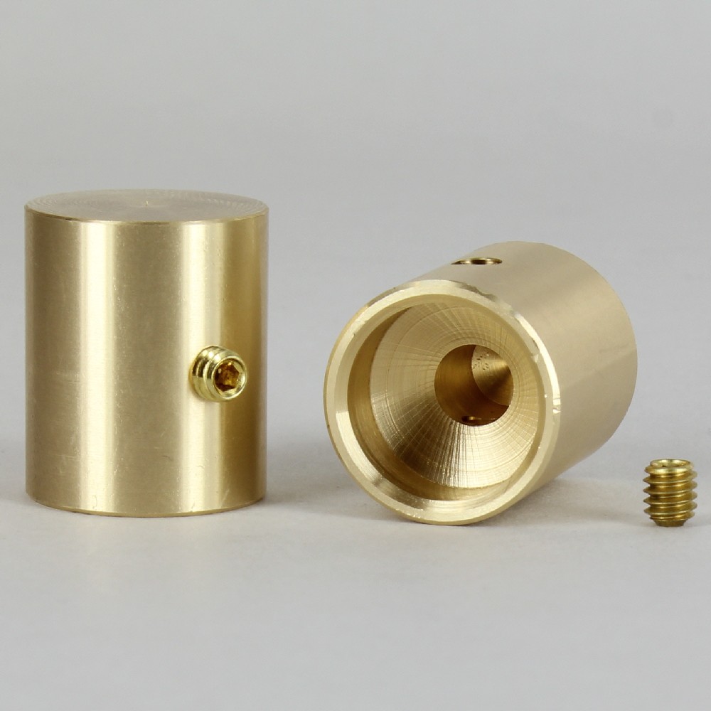 7/8in. x 3/4in. Plain Dimmer Knob Unfinished Brass With Set Screw (Recessed) Questions & Answers