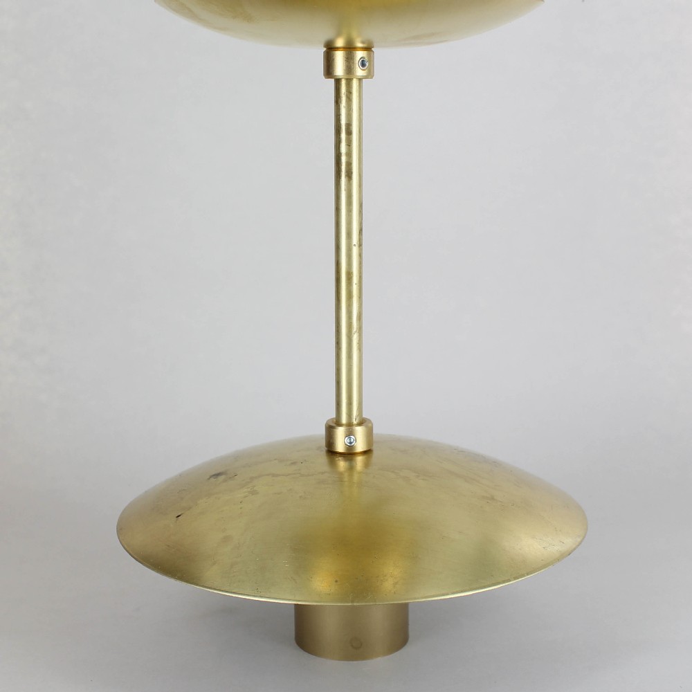 5-1/4in. Fully Assembled Neckless Glass Fixture with 6in.Stem - Unfinished Brass Questions & Answers