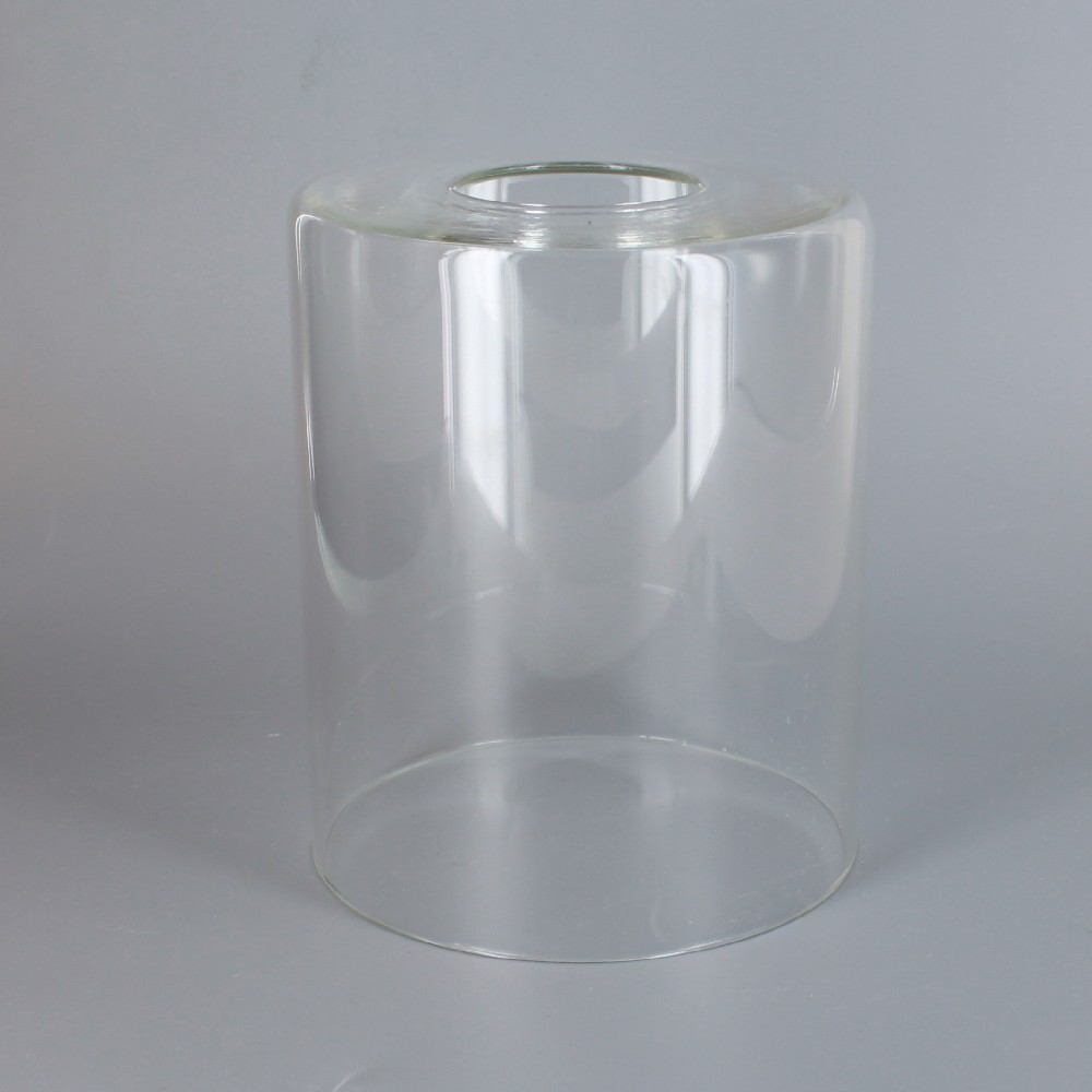 4.33in Diameter X 5in Height Clear Cylinder Shade with 1-5/8in Hole Questions & Answers