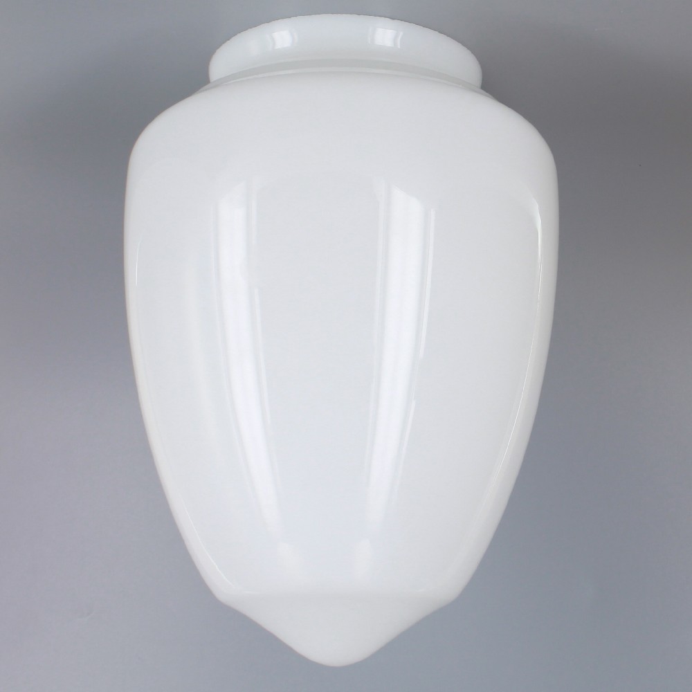 8in. Milk White Gothic Glass with 4in. Neck Questions & Answers