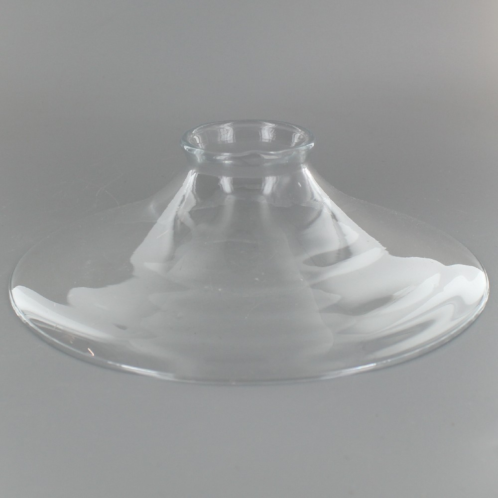 8in. Clear Flat Cone Shade with 2-1/4in. Neck Questions & Answers