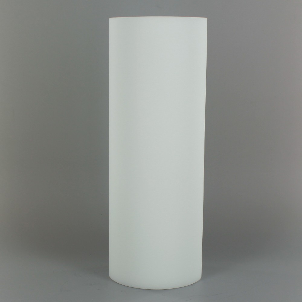 8in Tall X 3in Diameter Acid Frosted Glass Cylinder Questions & Answers