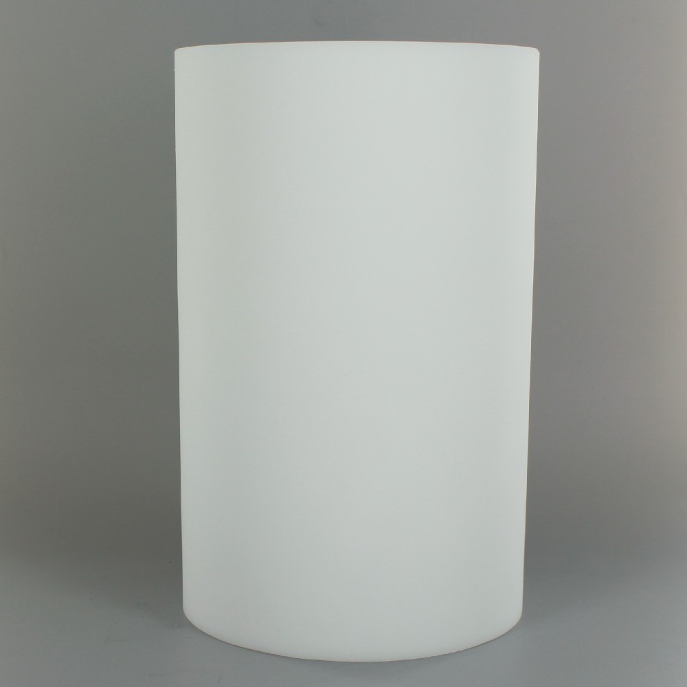 8in Tall X 5in Diameter White Acid Frosted Glass Cylinder Questions & Answers