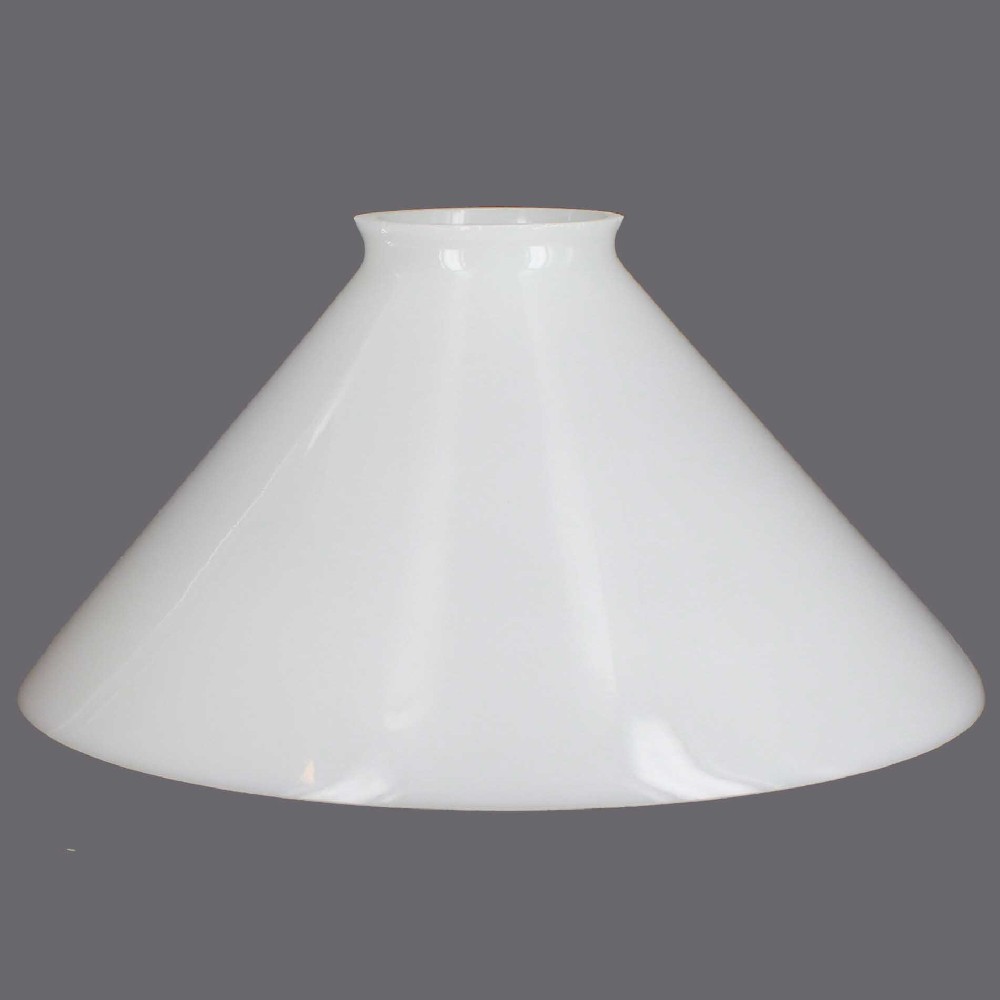 11-1/4in. White Cone Shade with 3-1/4in. Neck Questions & Answers