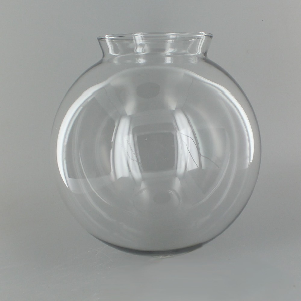 6in Hand Blown Glass Ball with 3-1/4in Neck - Clear Questions & Answers