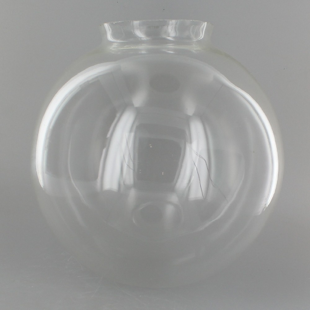 7in. Hand Blown Glass Ball with 3-1/4in. Neck - Clear Questions & Answers